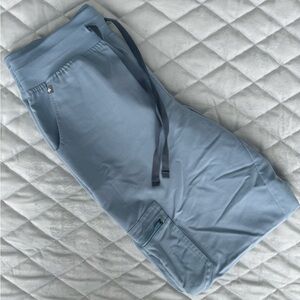 FIGS Dusty Blue Zamora Jogger Scrub Pants